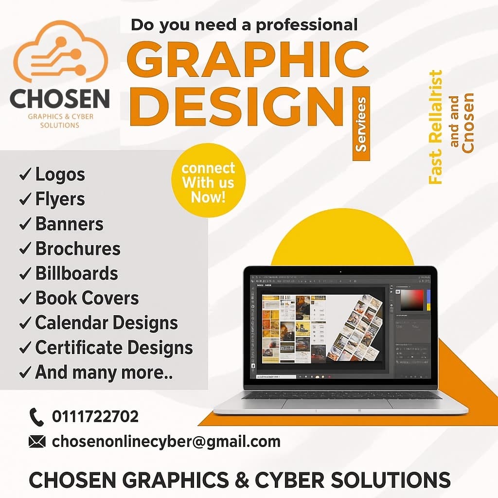 Experience Quality Designs at Chosen Graphics and Cyber Solutions in Nairobi